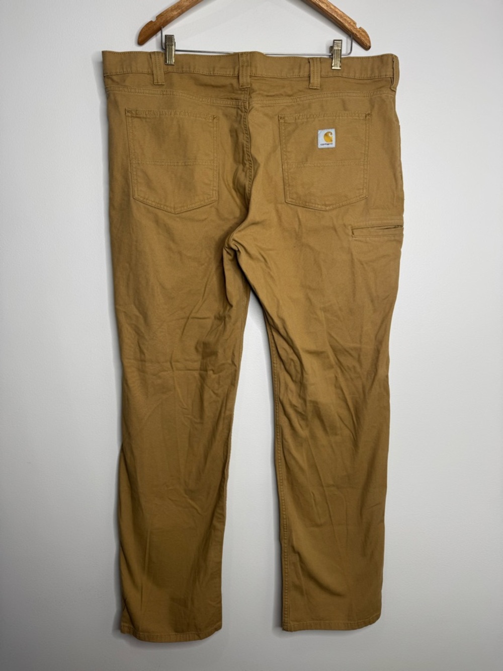 Carhartt Men’s Relaxed Straight Duck Pants Utility Workwear Size 42 x 34 - Picture 5 of 7